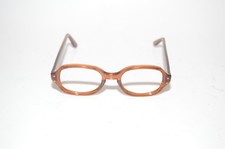 Vintage USS Eyeglasses Frames Military 4 1/2-5 3/4" RO 48 20 Translucent Brown