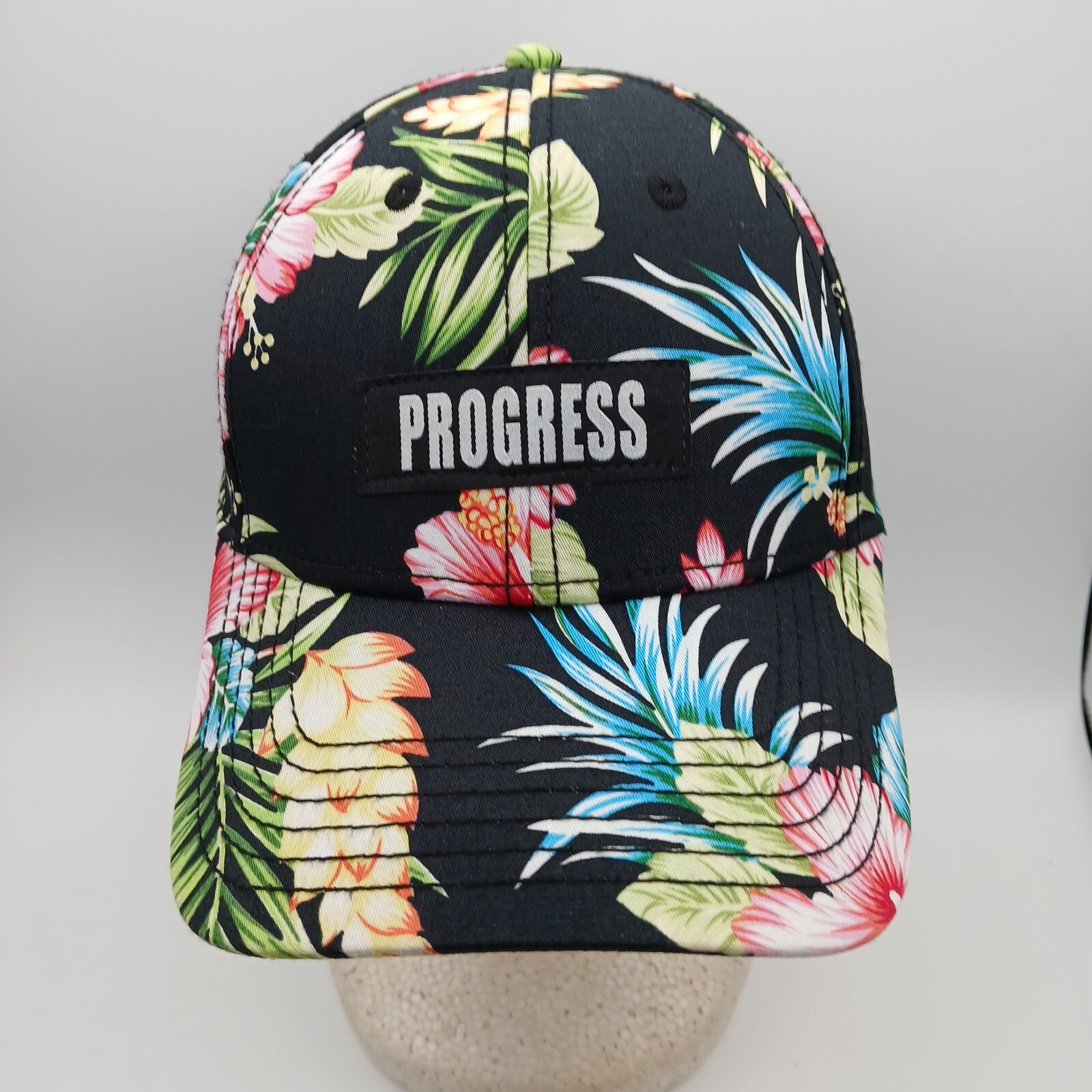 "Progress" Script Hawaiian Hat Cap Snapback Multi… - image 18