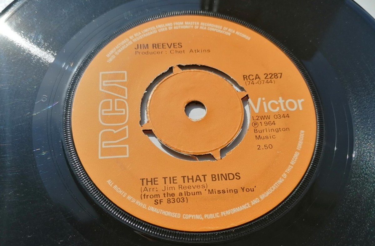 Jim Reeves Missing You Single Record 45 RCA2287 Nashville