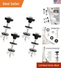 Heavy Duty Universal Toilet Bolt Set - Waterproof Washers with Easy Installation