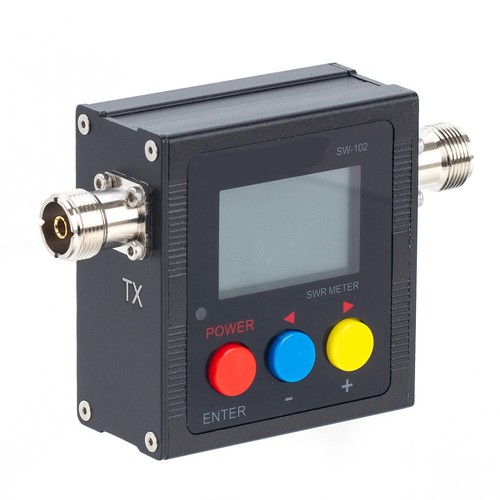 125-520 Mhz Digital VHF/UHF Power & SWR Meter For Two Way Radio 1-120W 50Ω 1pc - Afbeelding 2 van 5
