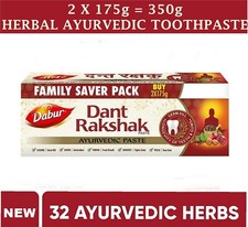 ???? 2 X 175g AYURVEDI Herbal Anti-cavity VEGAN Toothpaste Clove NEEM GUMS Teeth