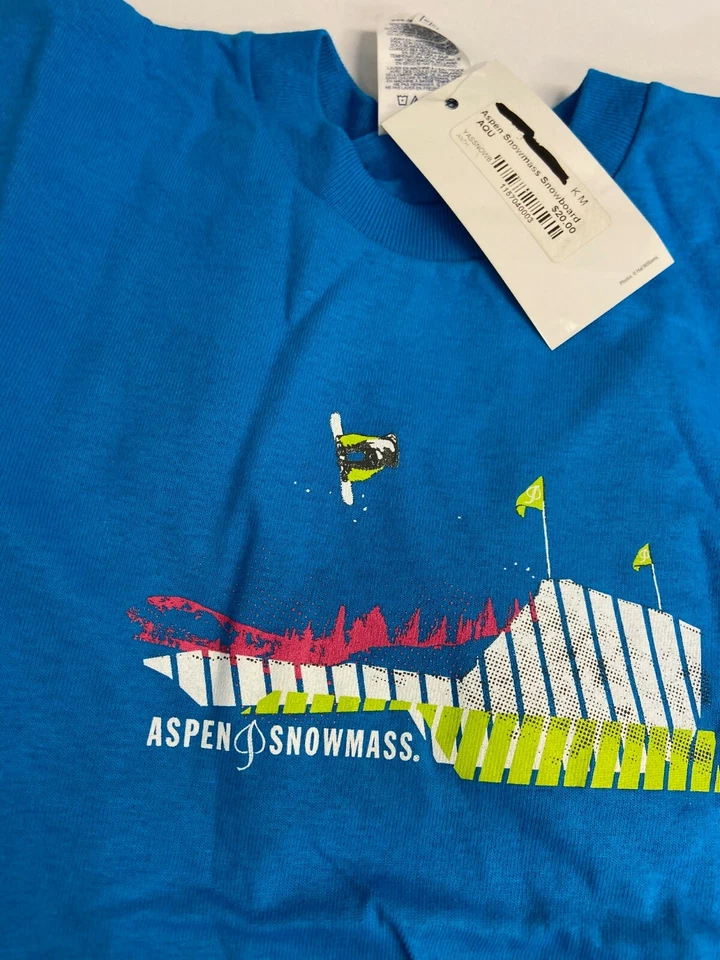 Camiseta para niños jóvenes talla M color/diseño elección Colorado estación de esquí snowboard Foto 4 de 4