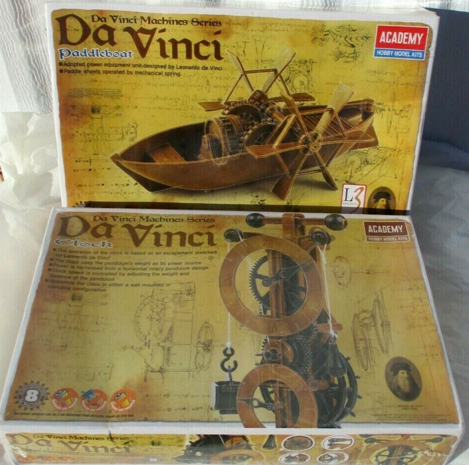 S Clock & Paddleboat Academy Models No Glue Required