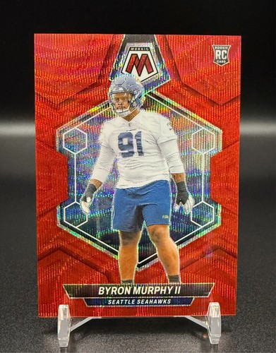 2024 Panini Mosaic - BYRON MURPHY (RC) - #316 Red Wave Mosaic /9 - SEAHAWKS