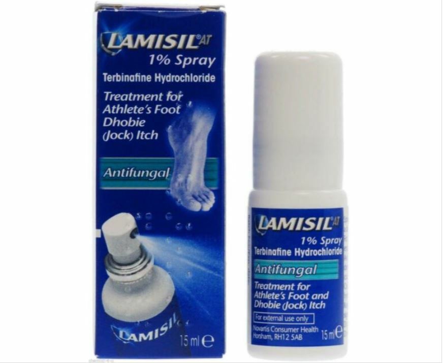 Lamisil AT 1 Spray For Athlete's Foot, Dhobie Jock Itch Antifungal 1 x