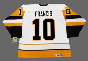 ron francis penguins jersey