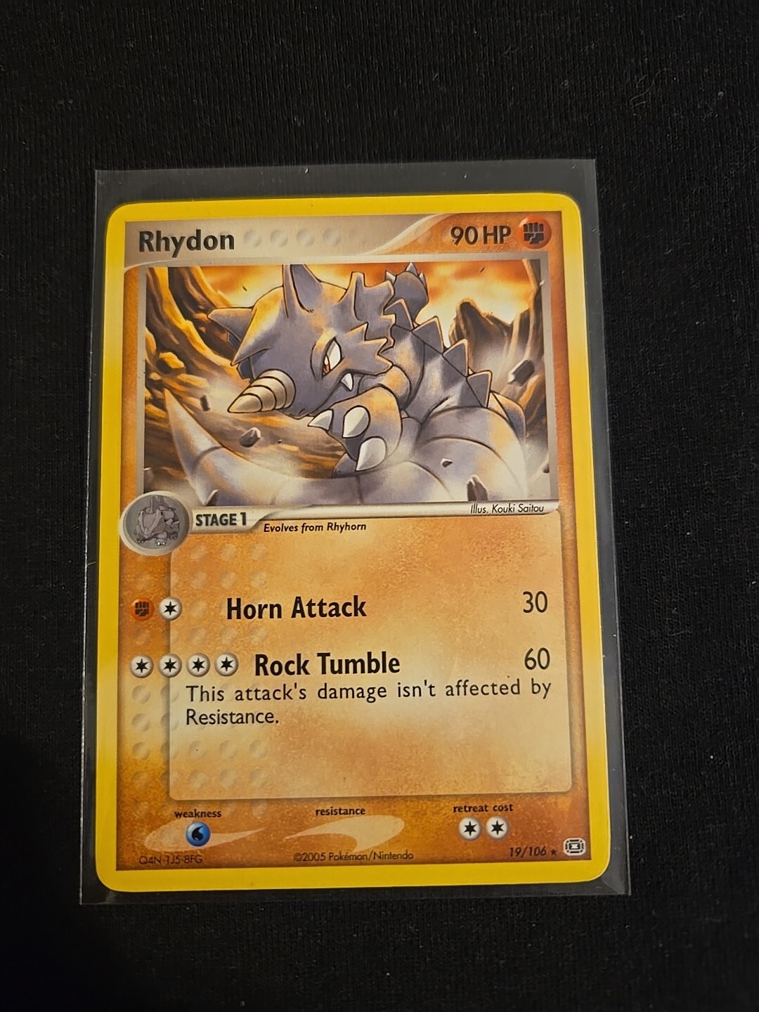 Pokemon Card - Emerald 19/106 - RHYDON (rare) - NM