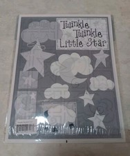 Twinkle Little Star Template Embossing Scrapbooking Photo Mosaics Baby Pages