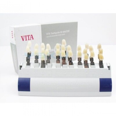 VI TA Toothguide 3D Master With Bleached Shades All Natural Shade (Free Ship)