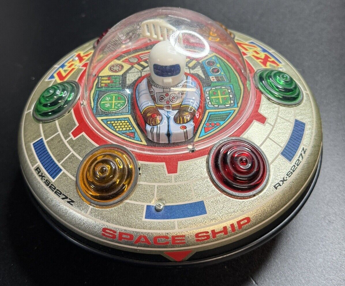 Space Ship UFO X-7 Masudaya Japan Vintage Tin Toy Galactic Space Ship UFO X-7 Masudaya Japan Vintage Tin Toy Galactic