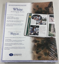 NEW Creative Memories 8 1/2 x 11 White Scrapbook Pages Refill 15 Sheets 2002 NOS