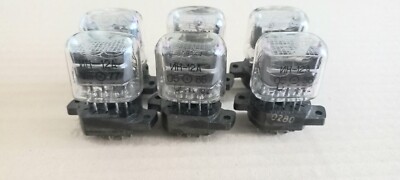 IN-12A Nixie Tubes + 6 Sockets