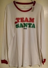 Children s Place Women's Team Santa 2019 Pajama Set Size L/G Free Shipping