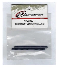 Vintage RC Car Duratrax DTXC6441 Body Mount (2) Vendetta Rally Old Stock