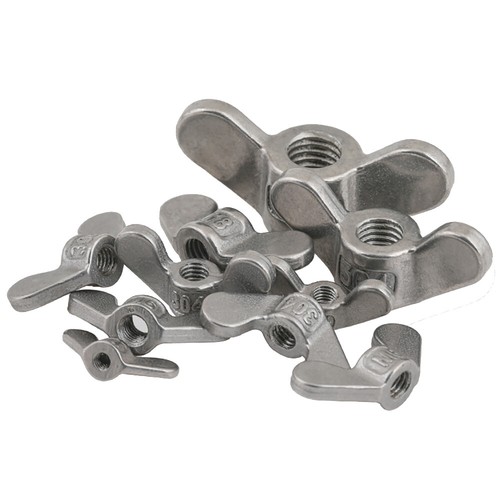 5-teilig Flügelmuttern Set Aus Messing - Handschrauben Ohne Werkzeug