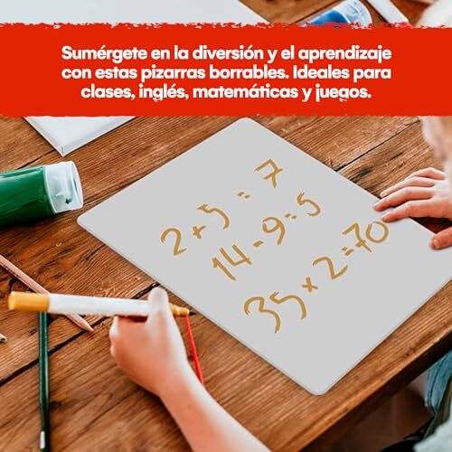 Board Geeks 6 Premium Small Dry Erase Board 9x12 Portable Dry Erase