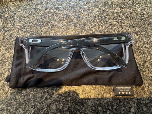 NEU UND VERPACKT Oakley Holbrook RX OO8156-03-56 POLIERT KLAR (RX) - Bild 3 von 10