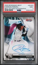 Everson Pereira Auto 2020 Bowman's Best B20EP PSA 9 MINT✨