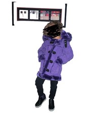 kids jordan craig jacket Purple Size 6