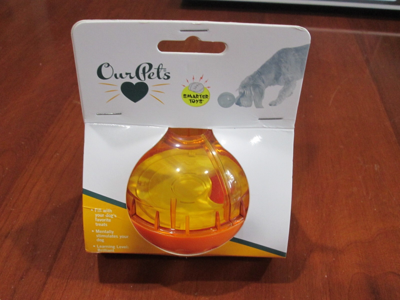NIP OurPets Smarter Interactive IQ Treat Ball Slow Feed Dog 