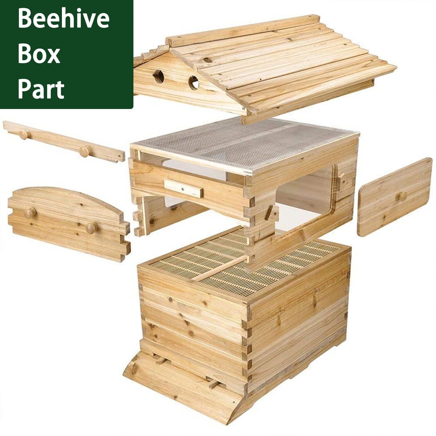 Auto Beehives Cedarwood Beekeeping Bee hive Brood + 7 Bee Frames + 2 Super boxes