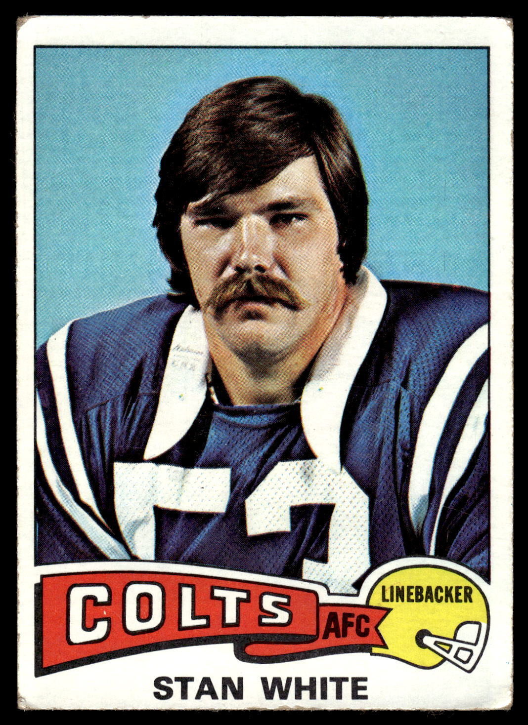 1975 Topps #144 Stan White See Scan