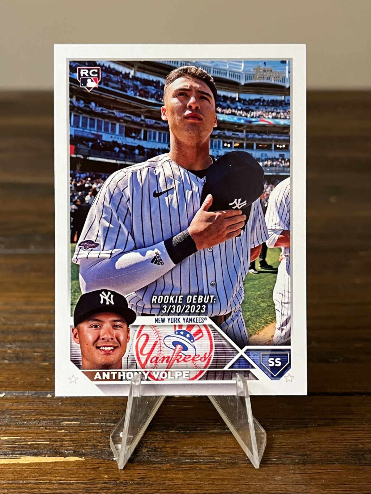 2023 Topps Update #US77 Anthony Volpe Rookie Debut [RC] New York Yankees