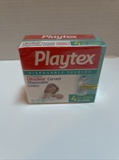 Vintage Playtex 4 oz Disposable Baby Bottle 100 Liners Ultra Seal Curved