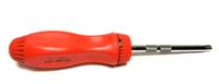 Snap-on Red hard handled Ratchet driver 1/4" square 8 31/32" long TMR4 TMR4R