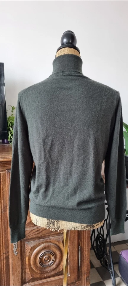 Pull Uniqlo Femme Col Roule Taille S 100% Laine Neuf - Photo 3/4