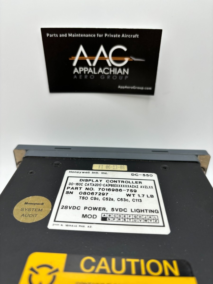 Honeywell Display Controller DC-550 7016986-759 Removed Working | eBay