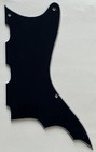 3 Ply Black Pickguard Fit Silvertone 1445 Kay Speed Demon Airline Guitar Parts
