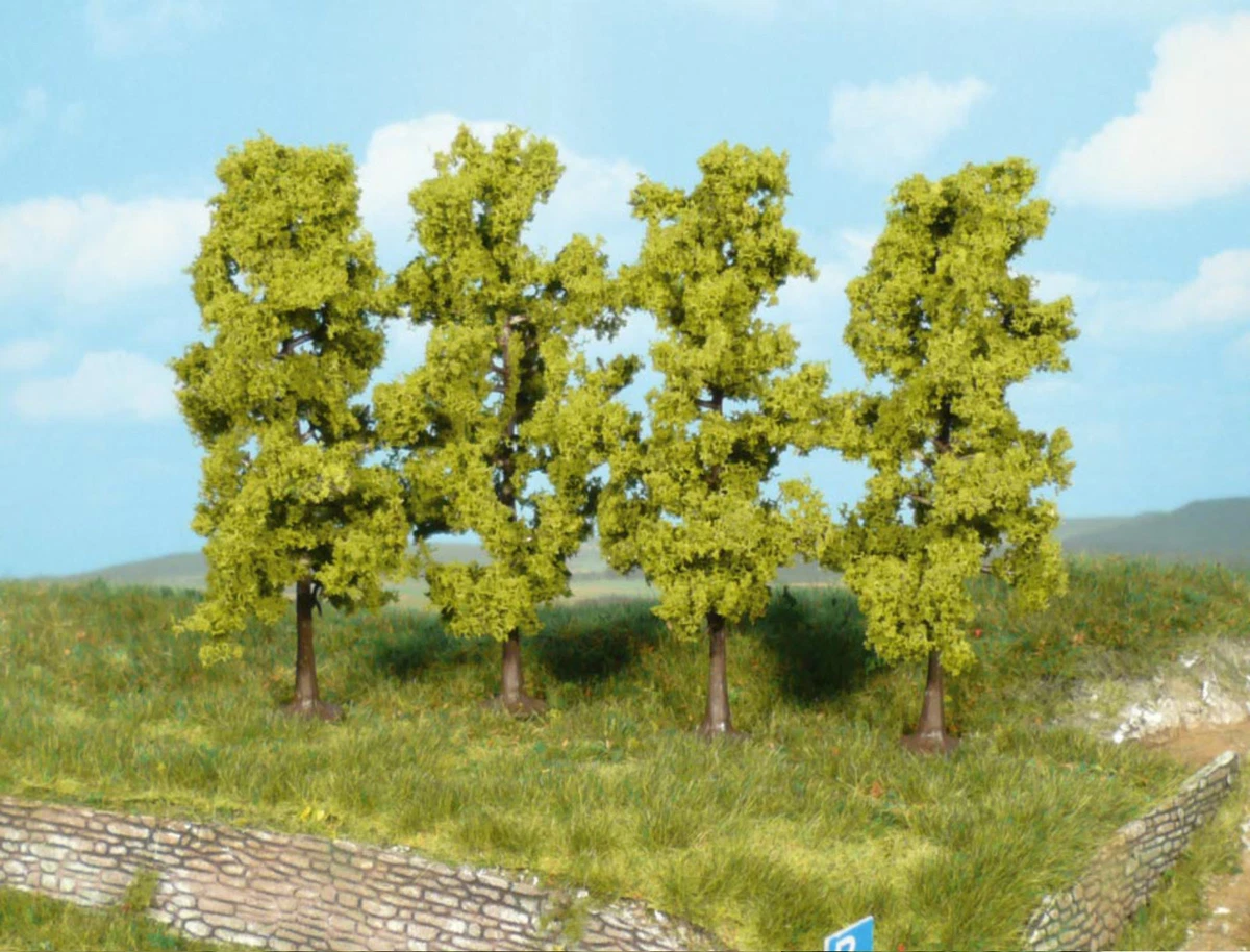 MODELLI ALBERI REALISTICI per Modellismo Treni Tavolo Sabbia e Scenari