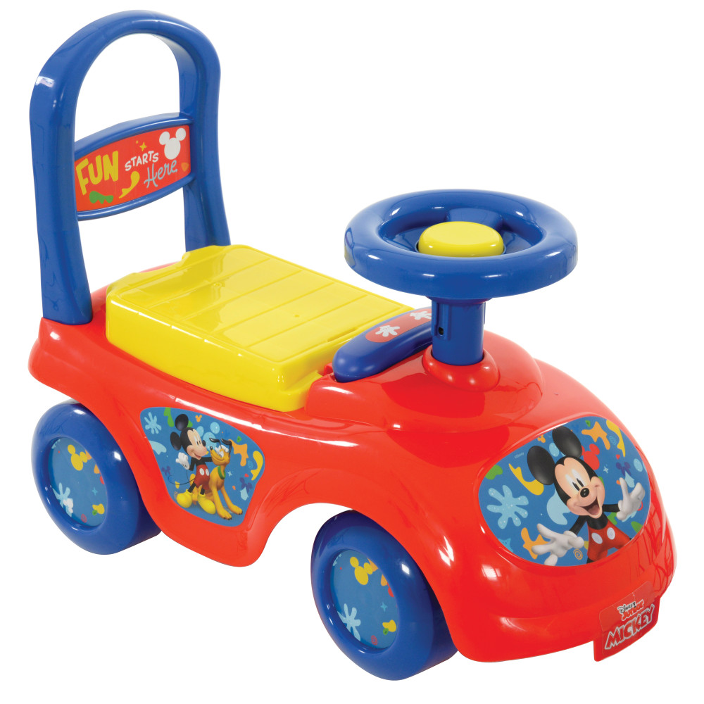 CAVALCABILE CON TELEFONO TOPOLINO DISNEY 3 IN 1 MACCHINA PRIMI PASSI PORTAGIOCHI