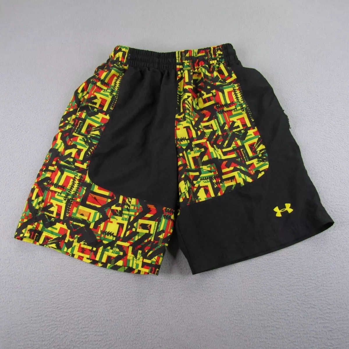 Black/Red/Gold Basketball Shorts