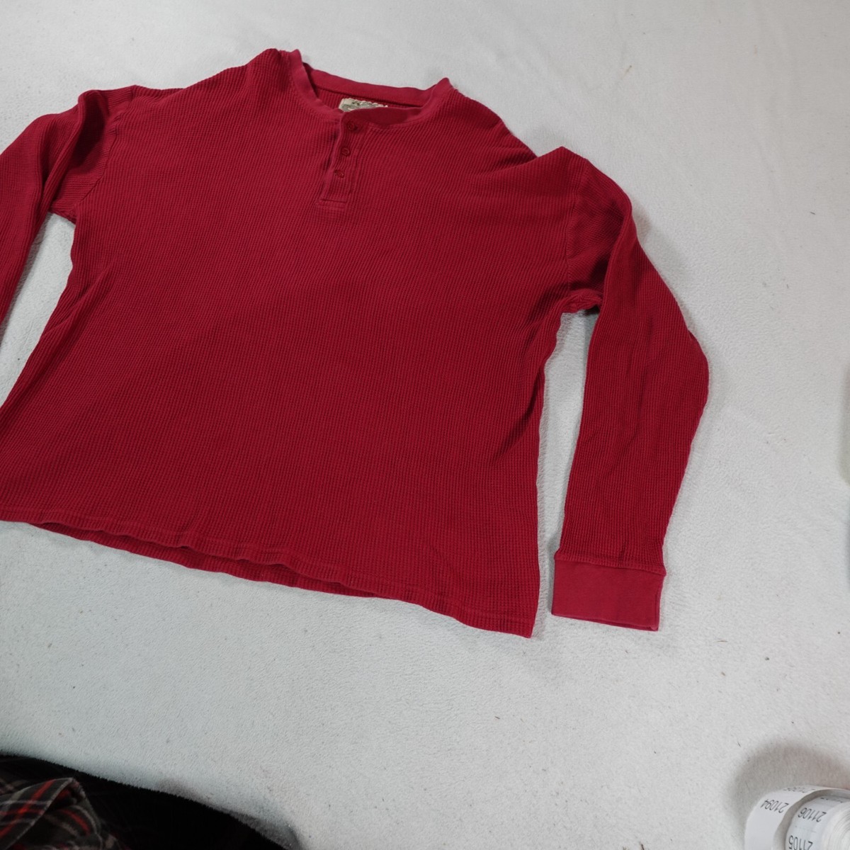 T-shirt Vintage Old Navy Baseball Waffle Knit - Homme Taille M - Bleu - Années 2000