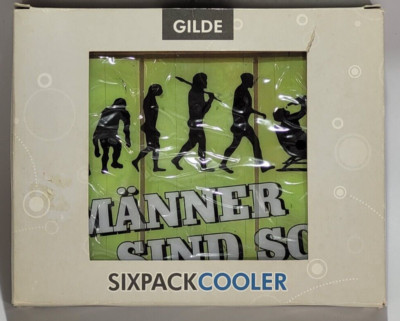 Glide Sixpack Cooler, Flaschenkühler, Wiederverwendbar, geeignet für 0,33l Flasc