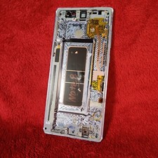 OEM Silver Samsung Note 8 Frame Buttons Heat Sink Sim Housing Replacement Part