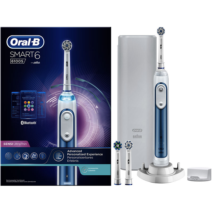 BROSSE A DENTS ELECTRIQUE CONNECTEE ORAL-B SMART 6 AVEC ETUI DE VOYAGE NEUVE