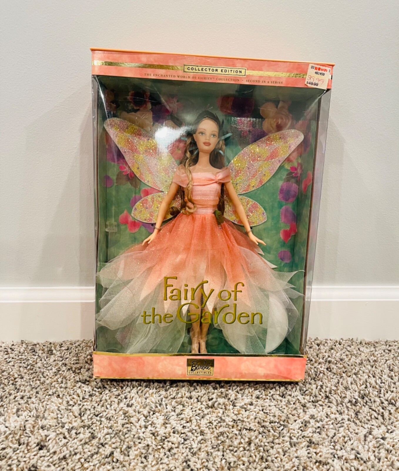 2001 FAIRY OF THE GARDEN BARBIE Doll Enchanted Fairies 2 Collector