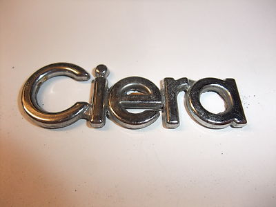 nn2 Original Oldtimer Emblem Typenschild Schriftzug Marke Ciera US-Car