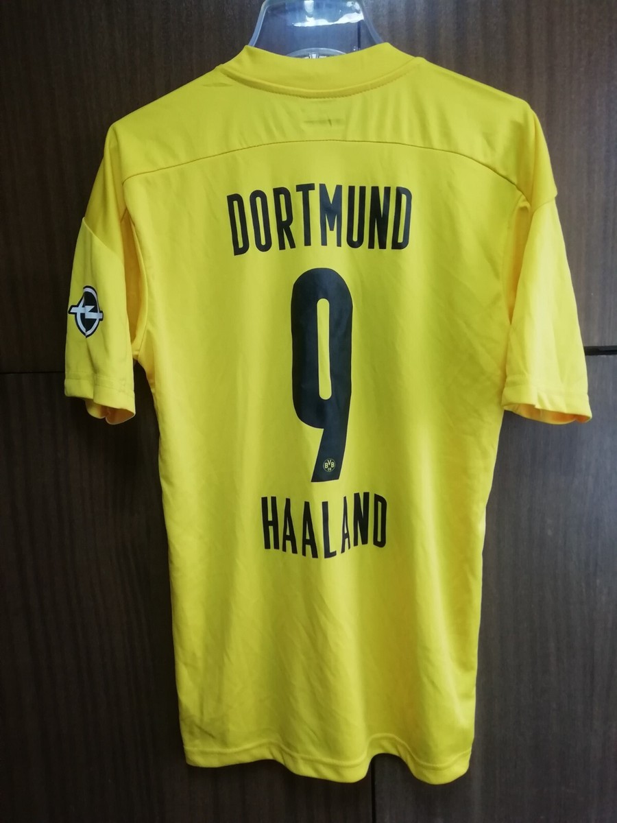 Borussia Dortmund Erling Haaland Home 2020 2021 Shirt Jersey Size