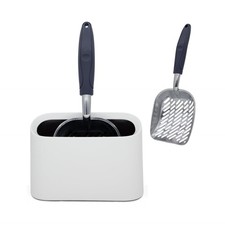 Vitisyao Heavy-Duty Metal Cat Litter Scoop with Holder, Aluminum Cats Litter ...