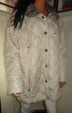 Gracia No1 Übergangs-Jacke Creme-Farbe Taschen verstellbar Stepp-Muster Gr 48
