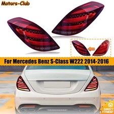 Rot R&uuml;cklicht Montage Abbiegelicht f&uuml;r 2014-2016 Benz S-Klasse W222 Modifiziert