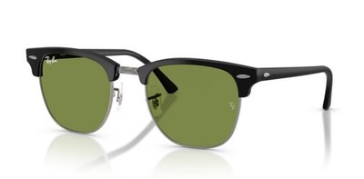 Ray ban 3016 Clubmaster 51 601S4E Sunglasses Black Matte/Green