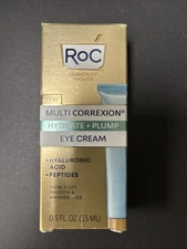 RoC Multi Correxion Hydrate and Plump Eye Cream with Hyaluronic Acid 0.5oz