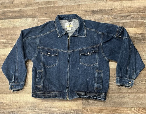 Vintage - LAGUNA - Blue Denim Jean Jacket Men’s Size Large - Picture 2 of 9