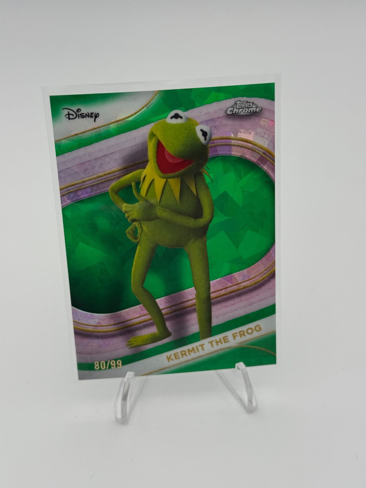 Kermit the Frog 2025 Topps Chrome Disney #122 Superfractor /1